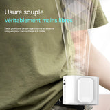 Ventilateur de taille portable d'extérieur portable à chargement USB de cou suspendu sans pales électrique avec éclairage blanc