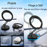 Rotatable car magnetic phone holder 14x5,6cm universelle magnetic car phone holder avec anneau magnétique rotation à 720 degrés