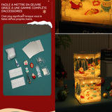 Ornements 12x12cm veilleuse Rubik's cube contient divers accessoires peut être bricolé par vous-même cadeau de noël veilleuse chaude