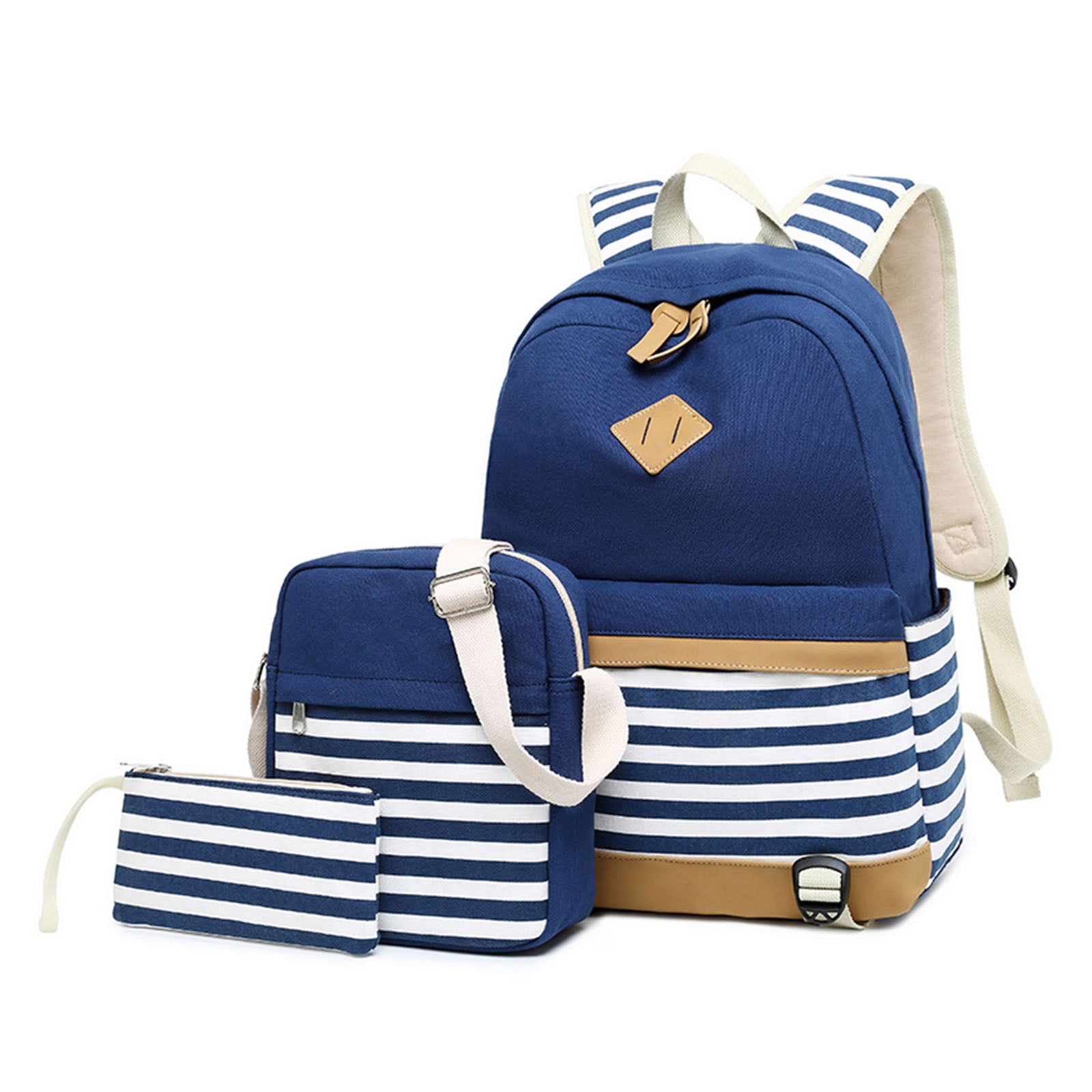 artable 3 en 1 multifonctionnel et imperméable avec sac à bandoulière et pochette adapté aux sacs d'école des adolescents cartable