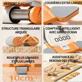 Roue abdominale pour entraînement de la force abdominale et abdominale débutants et entraînement avancé de la force abdominale