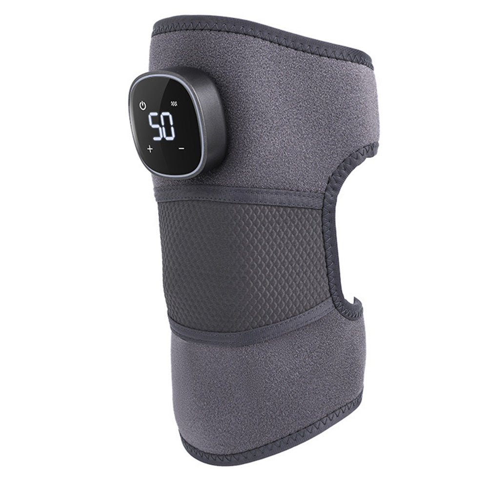Genouillères auto-chauffantes   Réglable de 34 à 46 cm   Compresses chaudes   3 niveaux réglables  Commande tactile pratique