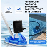 Aspirateur machine d'aspiration de piscine ligne 55w 10m + tuyau d'eau 10m filtre IP44 dépoussiérage tête de brosse triangulaire