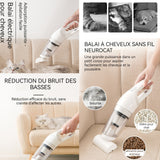 Aspirateur poil de chien 12000Pa 0.35L 120w chargement USB matériau ABS récipient aspirateur poil de chien chat professionnelle