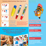 Tapis dessin eau 100x70cm tapis dessin enfant tapis magique dessin eau livré avec divers accessoires cadeaux éducatifs pour enfants