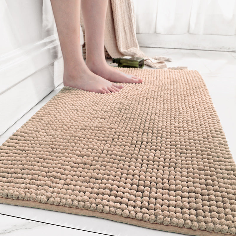 Tapis de salle de bain antidérapant tapis de salle de bain absorbant tapis de salle de bain beige tapis de salle de bain 50*80 cm