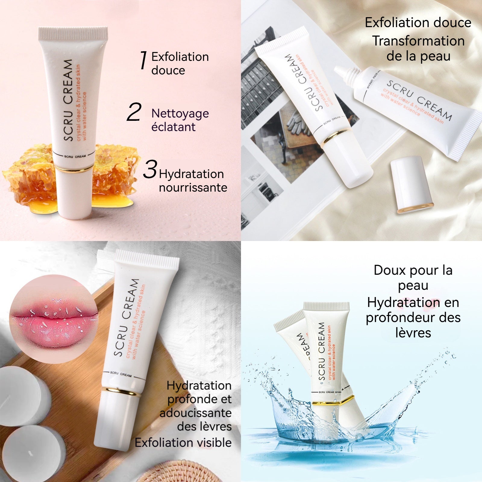 Rouge à lèvres 12 g élimine efficacement les cellules mortes lisse et doux hydratant facile à utiliser et professional makeup
