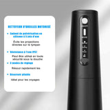 Aspirateur oreille avec 3 modes de mettoyage de portable IPX7 nettoyeur d'oreilles électrique rechargeable pour adultes enfants