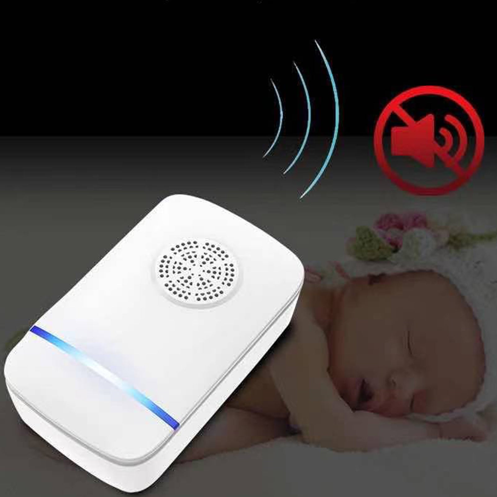 Répulsif électronique à ultrasons pour souris, répulsif domestique contre les insectes, mini répulsif contre les moustiques