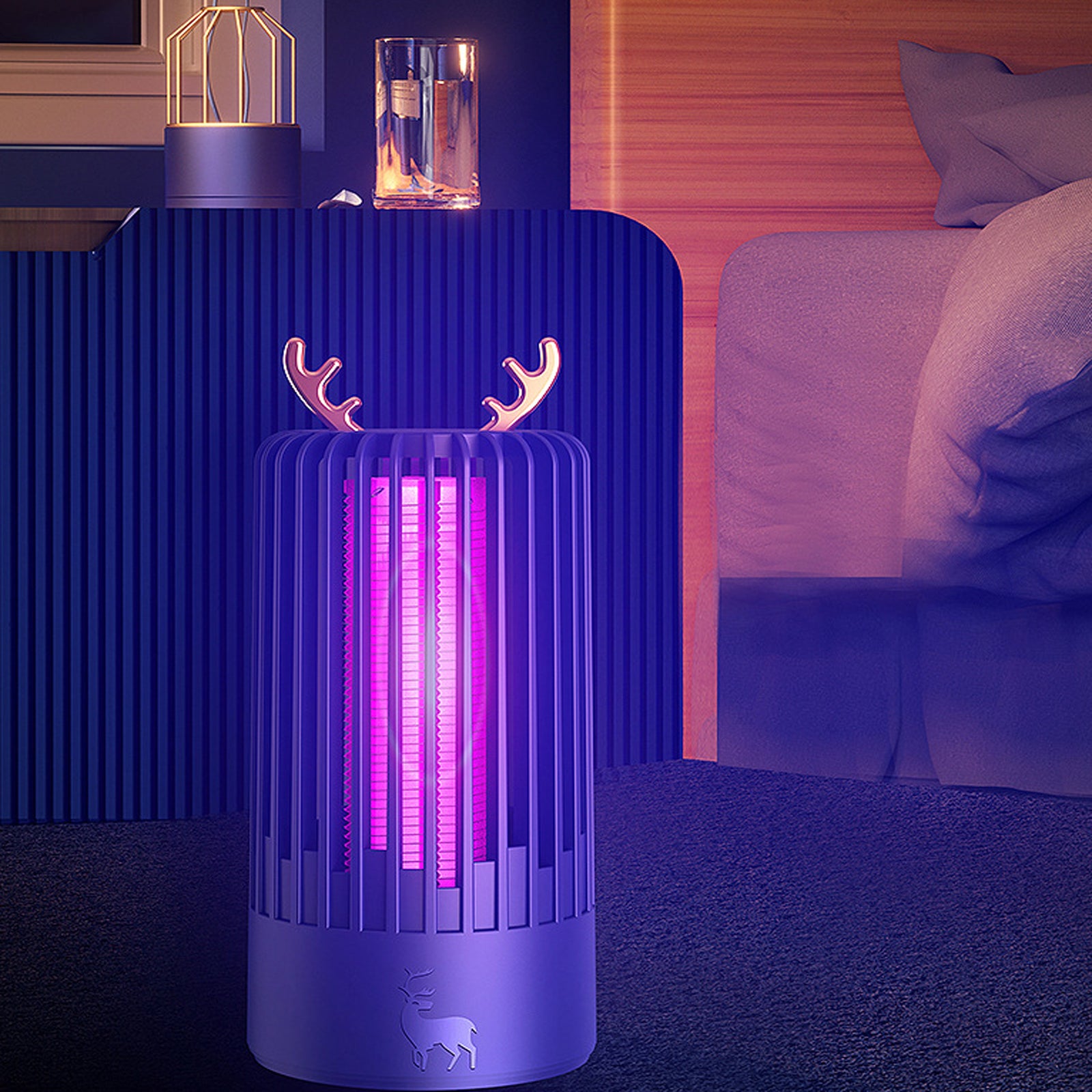 360 ° Blue Light Mosquito Killer Chambre Muet Mosquito Killer Lampe de moustique extérieure