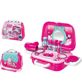 Maquillage enfant fille 19pcs coffret maquillage enfant avec large gamme d'accessoires cosmétiques pour enfants jeux enfant 3 ans