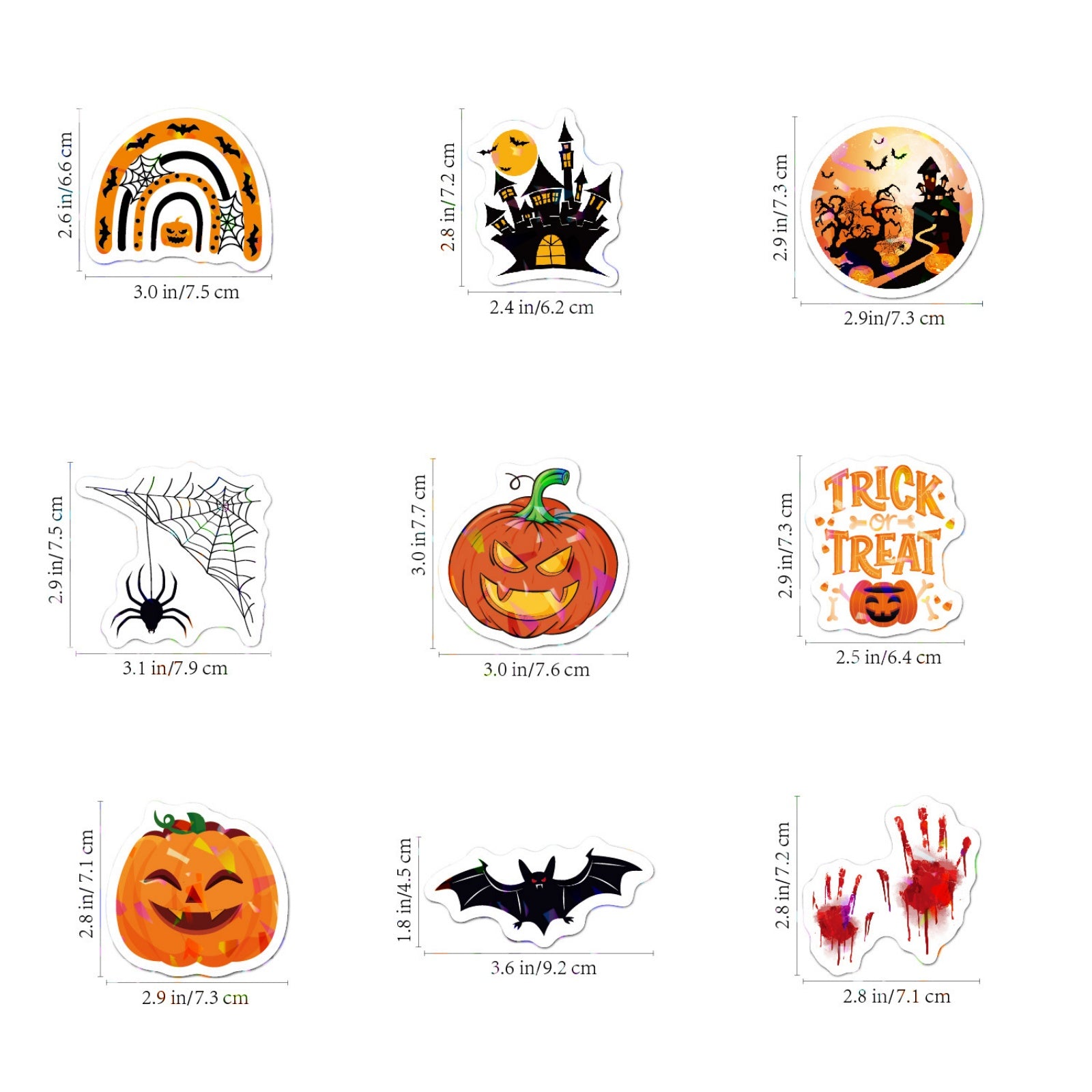 Autocollants 160 feuilles stickers scrapbooking vintage exquis album carnet déco autocollants thème de l'Halloween thèmes vacances
