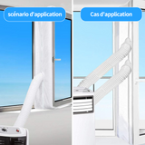 Joint de fenetre climatisation 5 mètres matériau imperméable 210T double ouverture convient au déshumidificateur de climatiseur