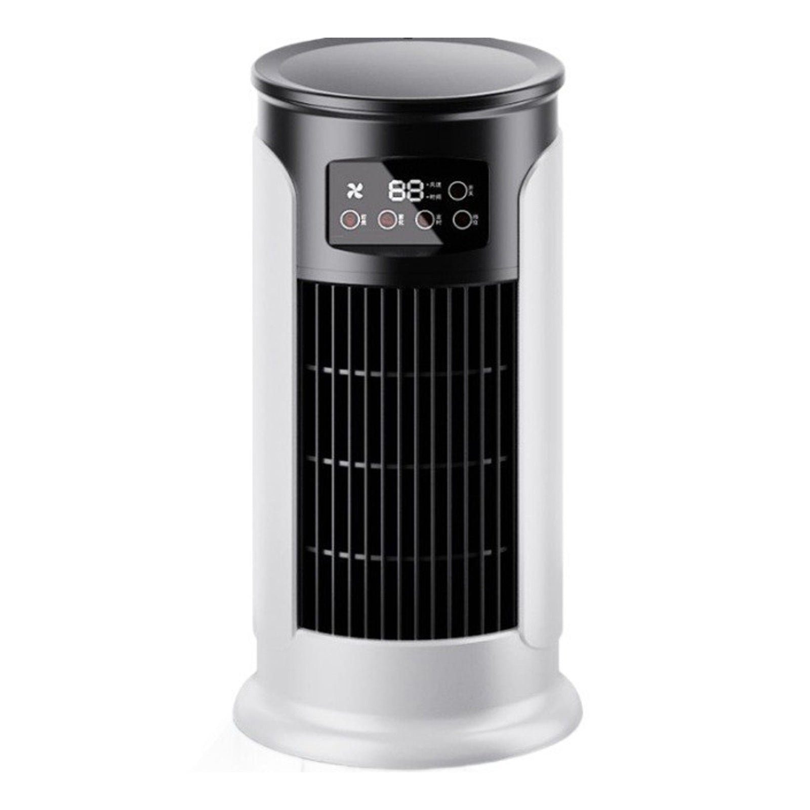 Ventilateur 30cm Réservoir d'eau de 300 ml 6 vitesses de ventilation Prise USB Minuterie Modèle de bureau d'été Mini Ventilateur