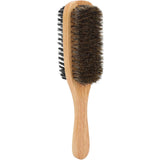 Brosse à barbe en poils de sanglier double face brosse à barbe et moustache brosse à cheveux brosse barbe pour cheveux et barbe