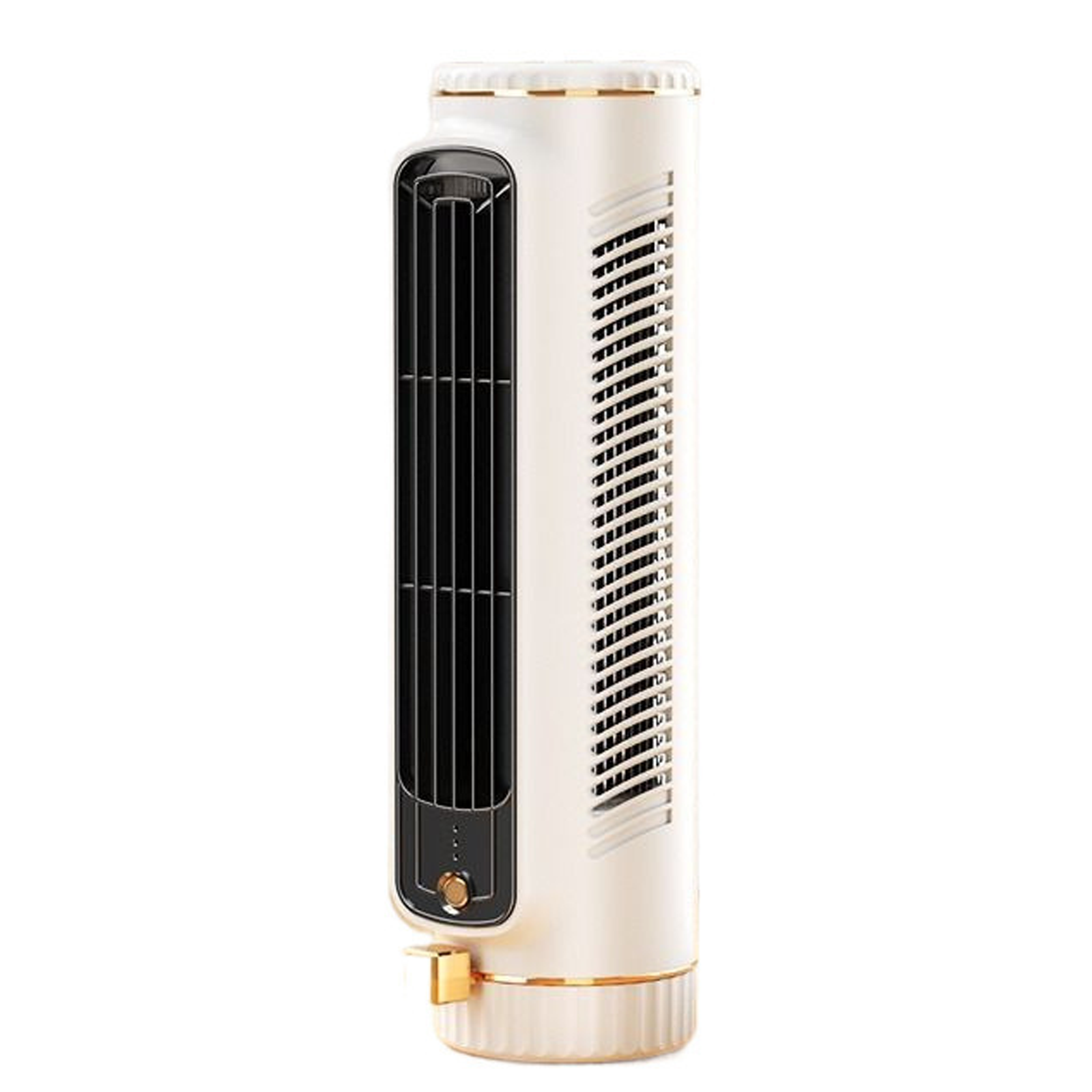 Ventilateur 3 vitesses de ventilation 60x80x270mm prise Type-C réduction du bruit ventilateur de circulation multifonction blanc