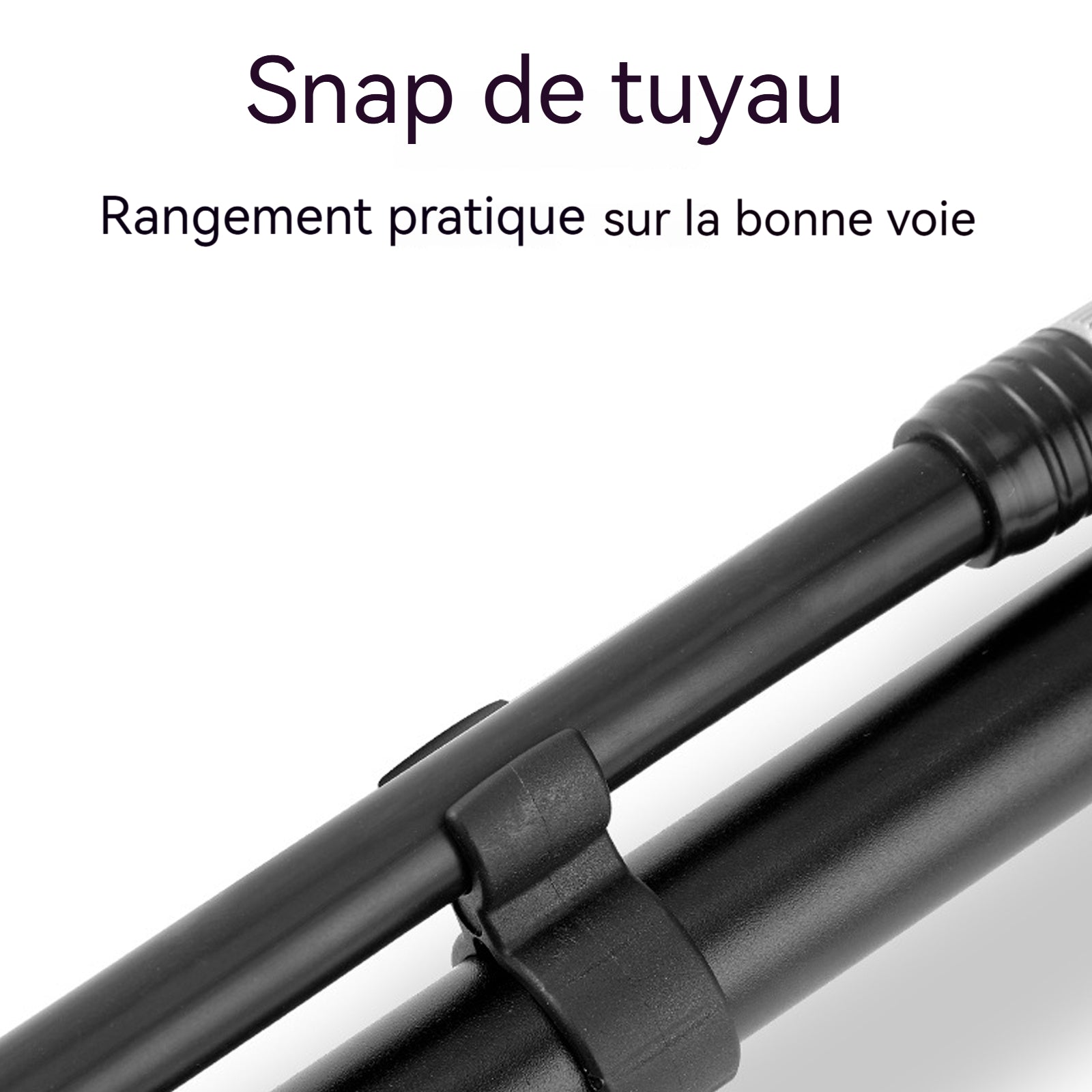 Pompe à vélo Haute pression 120PSI Pompe portable pour vélo de route Pour pneus de vélo Ballons de sport Anneaux de natation etc.