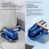 Aspirateur anti acariens 20x24x14cm 8000 fois/min Forte puissance d'aspiration Durée de vie de la batterie longue durée Corps léger