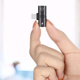 Adaptateur audio  2 en 1   Adaptateur sans fil   Deux ports Lightning   Chargement rapide en toute sécurité Prêt à l'emploi