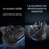Selle de vélo 740g Hollow Breathable Waterproof  Shock Absorbing Rounded Rear Seat Charging Tail Lights selle vélo confort