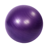 Ballon de yoga épaissie balle de yoga 55 cm gonflable yoga fitness balle d'équilibre pvc épaissi balle de yoga givrée violet