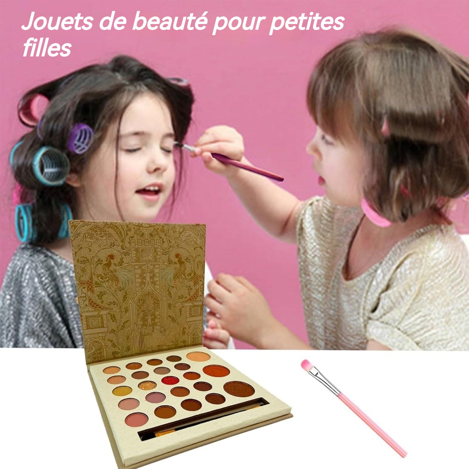 Boîte de maquillage palette de fards à paupières 24 couleurs contouring souligner rougir coffret de maquillage multifonctionnel