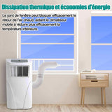 Joint de fenetre climatisation 162x25cm ouverture unique style de fermeture éclair convient au déshumidificateur de climatiseur