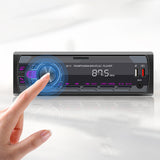 Autoradio Bluetooth 12V lecteur MP3 autoradio mains-libres autoradio sept couleurs modification du centre de lumière et de son