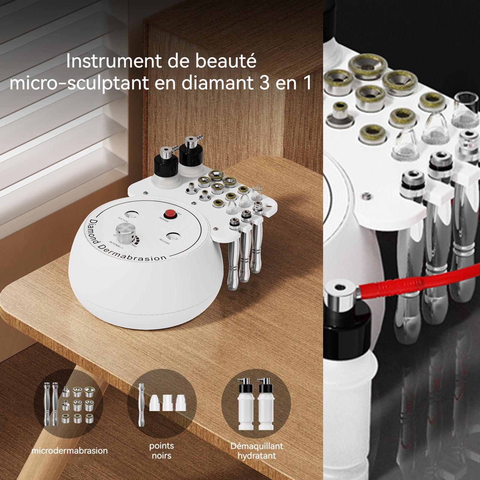 Aspirateur Point Noir 3 en 1 nettoyage des pores extracteur de comédons rechargeable épurateur de peau visage épurateur de peau