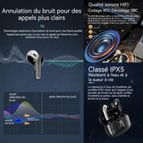 Ecouteurs bluetooth sans fil 36 heures durée d'utilisation réduction bruit à longue portée ecouteurs bluetooth intra-auriculaires