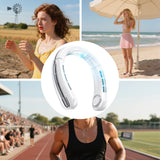 Ventilateur 5 niveaux 1200 mah avec affichage numérique LED refroidissement par plaques autonomie de 3 heures mini ventilateur