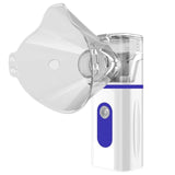 Atomiseur 3,7 x 3 x 10,6 cm Deux modes de chargement USB Petit et portable Mode basse fréquence Fonctionnement à un bouton Bleu