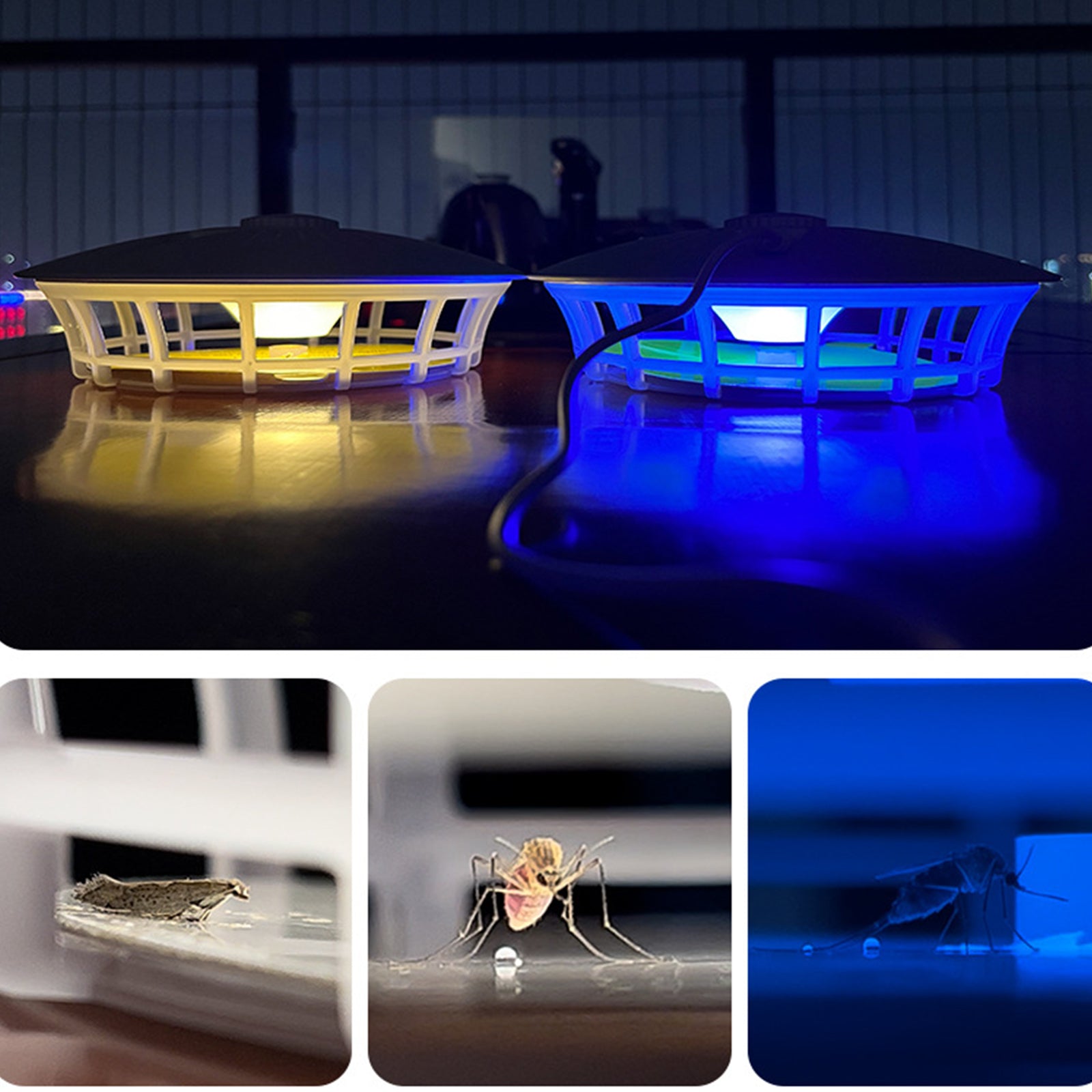 La nouvelle lampe anti-puces domestique pour animaux de compagnie piège à puces ne contient pas de pesticides.