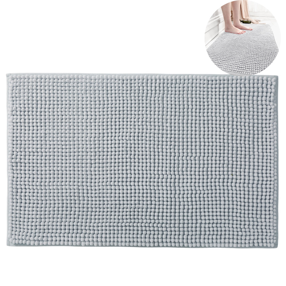 Tapis de sol en Chenille épais antidérapant pour salle de bain chambre à coucher tapis de pied absorbant pour porte d'entrée 40x60cm