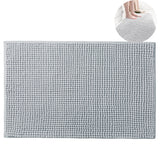 Tapis de sol en Chenille épais antidérapant pour salle de bain chambre à coucher tapis de pied absorbant pour porte d'entrée 40x60cm