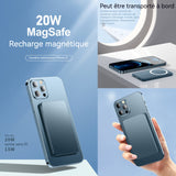 Batterie externe magnétique 10000mAh batterie externe magnétique sans fil power bank Batterie externe et filaire chargeur portable