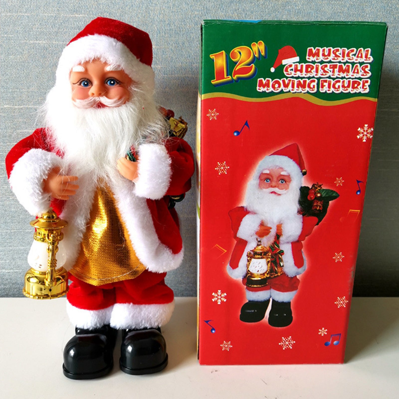 Pieds musicaux électriques en mouvement, père noël, jouet électrique de noël pour enfants, décoration cadeau de vacances