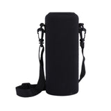 Housse verre d'eau anti-chute et isolation thermique adapté aux tasses de 1000 ml facile à transporter matériau durable noir