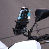 Support de téléphone portable de moto antichoc vélo électrique vélo ride navigation support étanche snap - in nylon matériel