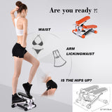 Stepper hydraulique, home twister, machine à pédales de gym silencieuse, mini stepper de sport dynamique