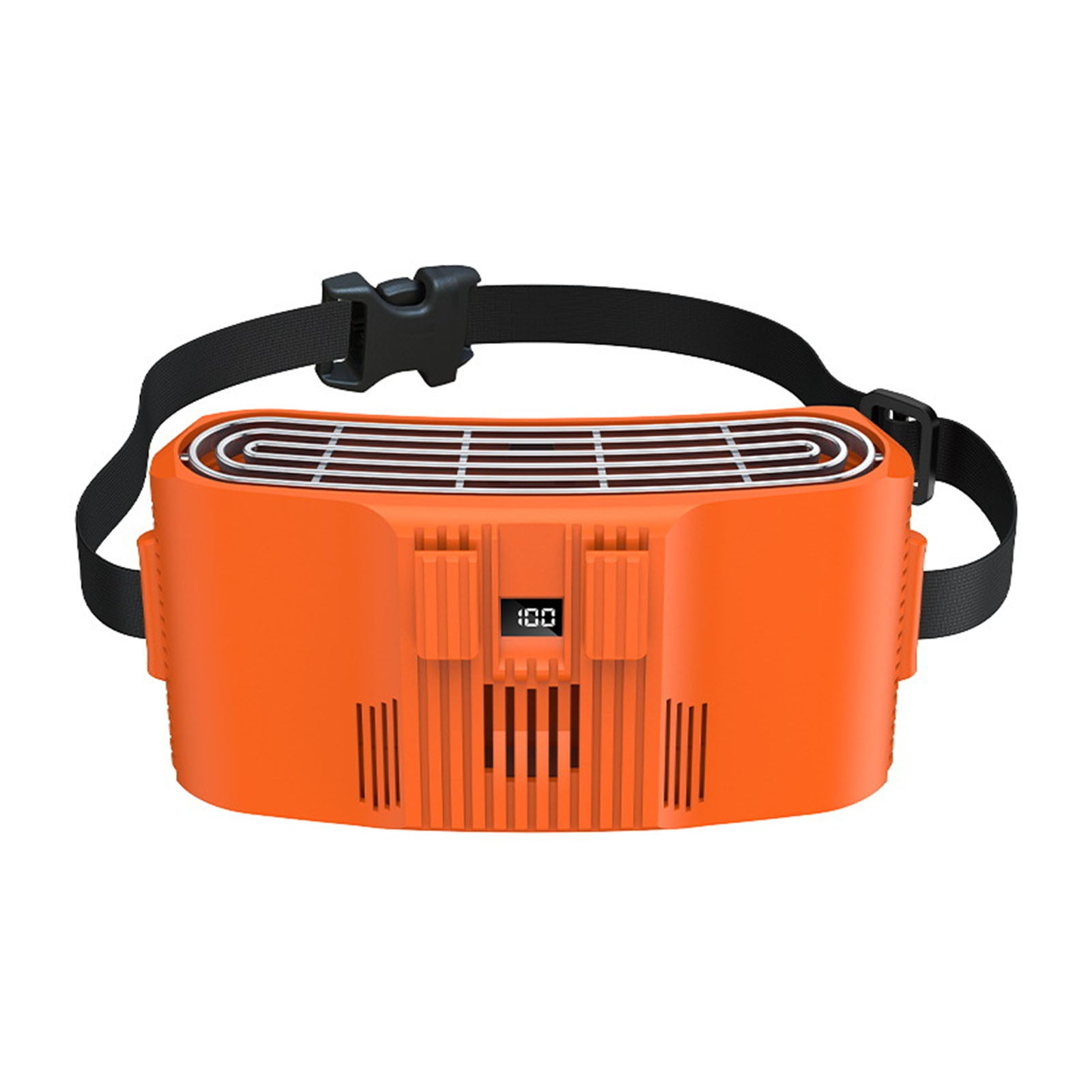 Ventilateur 100 niveaux de vitesse du vent 10000mah ventilateur de refroidissement portable pour semi-conducteurs ceinture réglable
