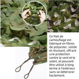 Filet de camouflage 3x4m léger et durable filet camouflage rouleau de treillis de camouflage pour ombrage jardin soleil camping