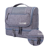 Trousse de toilette 13x21x25cm 600D toile oxford suspendu trousse de maquillage étanche sac de voyage organisateur avec poignée