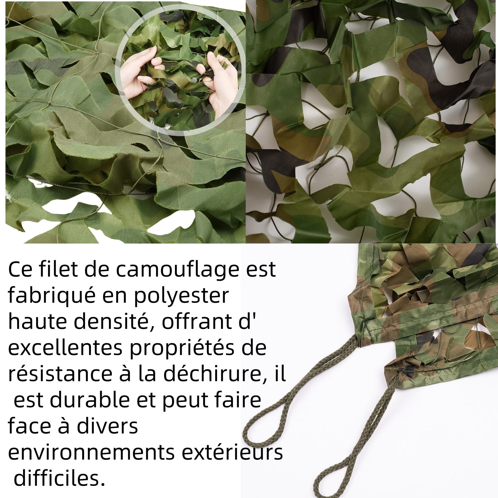 Filet de camouflage 1,5x7m léger et durable filet camouflage rouleau de treillis de camouflage pour ombrage jardin soleil camping