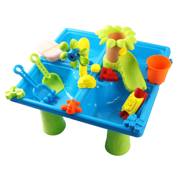 Rdfhrg Table De Jeu Plein Air Sable Et Eau ABS Table d'eau Enfant Exterieur 54x29x53cm