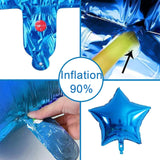 Ballon 39 pcs Décoration de fête à thème de dessin animé pour anniversaire d'enfants drapeau gâteau ballon Décoration de ballons