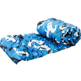 Filet de camouflage bleu 3x4m léger et durable filet camouflage rouleau de treillis de camouflage pour ombrage jardin camping