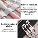trousse de toilette 180g Courroie de transport double couche visible imperméable  élastique et renforcée trousse de toilette voyage