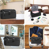 Trousse de toilette de Voyage 24x14x13CM Pour Hommes et Femmes avec Poignée Volume élevé Tissu imperméable Trousse de Maquillage