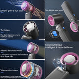 Ventilateur portatif extérieur à grande vitesse de bureau suspendu au cou pliable réfrigération à grande vitesse intérieure noir